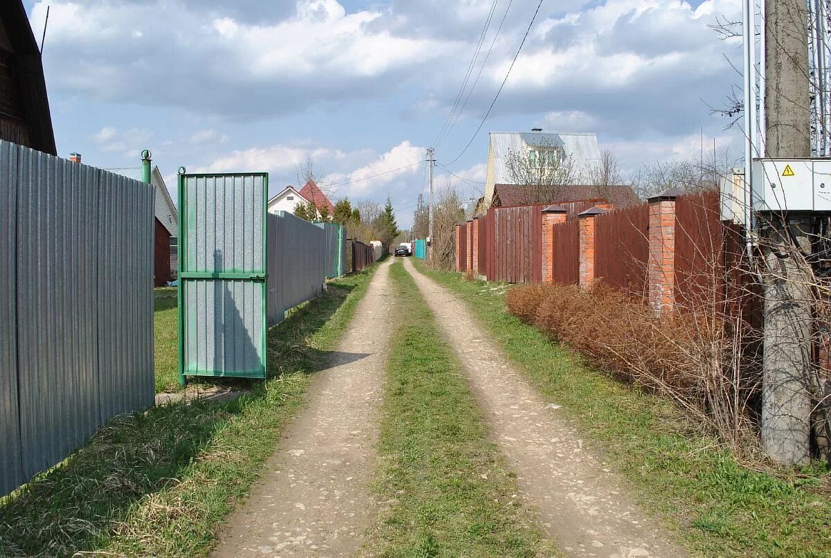 Улица поселок дачный