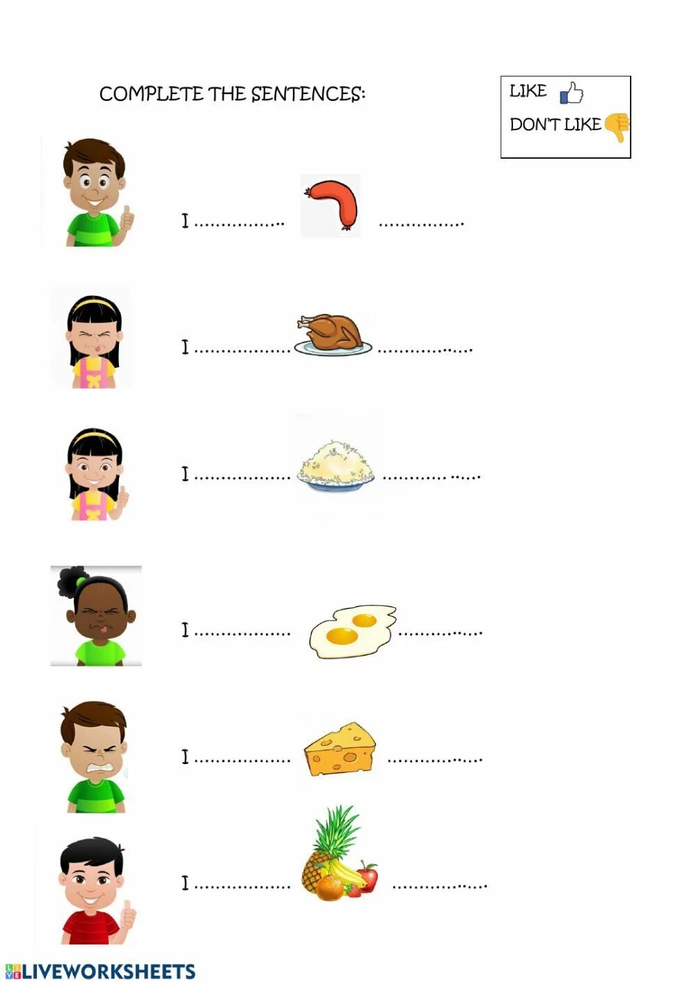 Truly speaking i don t like. I like i don`t like. i like i don`t like food. like don&#039;t like worksheet. задания на like don&#039;t like.