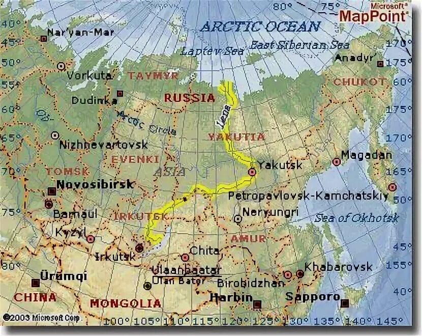 Река лена на физической карте россии. Устье реки Лена на карте России. Исток реки Лены на карте России. Где находится река Лена на карте.