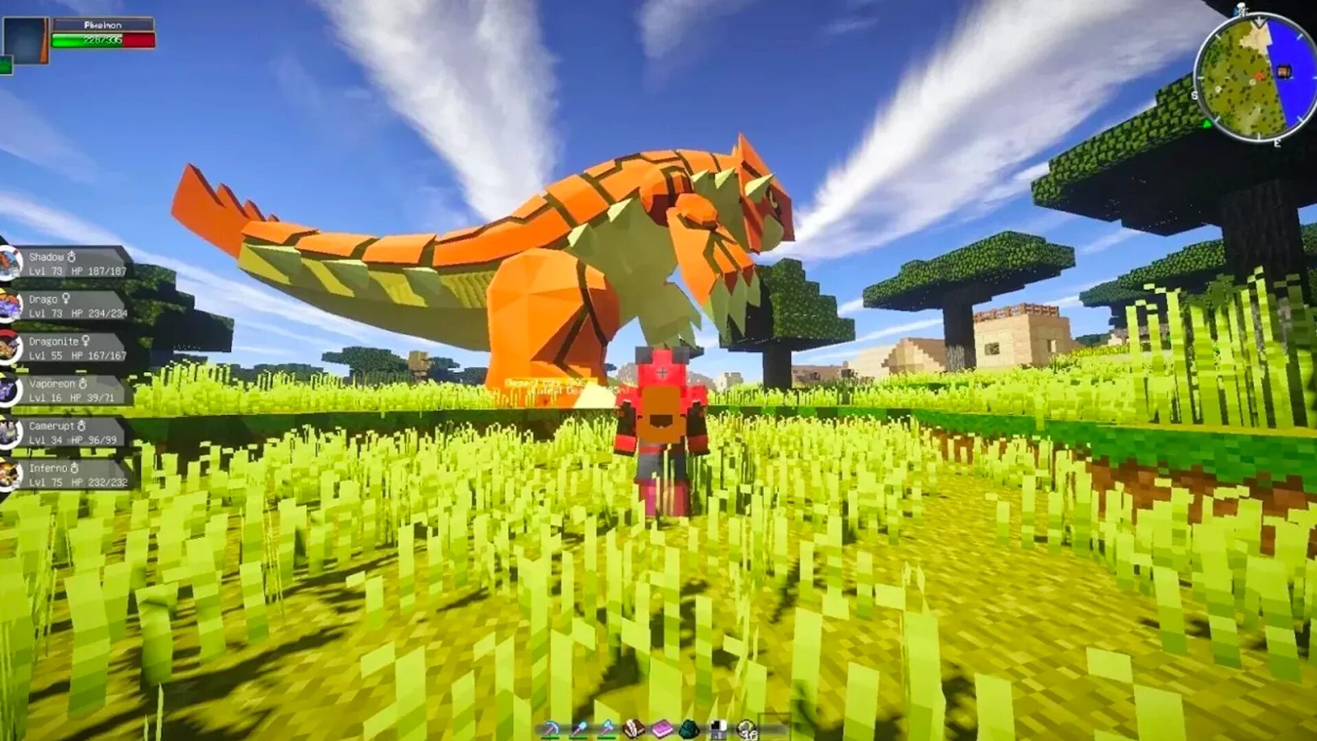 Minecraft с покемонами. 16. Пиксельмон 1. 2. Мод на покемонов.