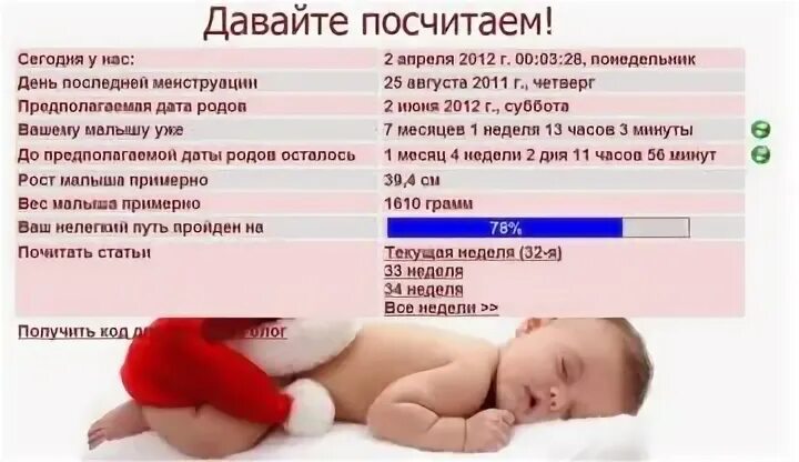 Неделя рождаются