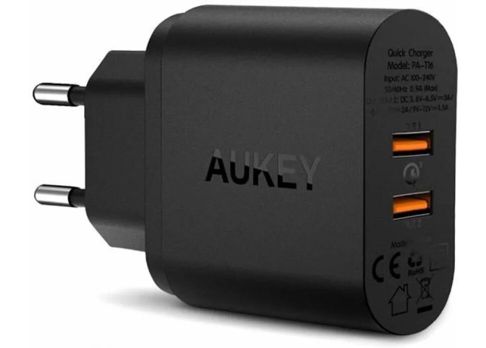 Aukey pa-u28. Сетевая зарядка Aukey pa-u48. Зарядка quick charge 3.0. Зарядное устройство Aukey 3.0 USB.