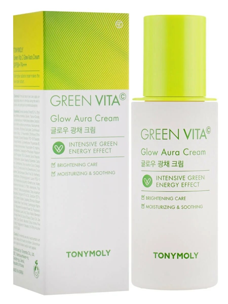 Vita green. TONYMOLY Green Vita c Soothing Emulsion эмульсия для лица с витамином c. TONYMOLY Green Vita c Glow Aura Cream. Сыворотка для лица с витамином c TONYMOLY Green Vita c sparkling Serum 55ml. Tony Moly Green Vita Soothing Toner.