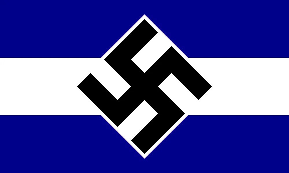 Флаг нацистской Латвии. Флаг нацистского Израиля. Флаг Финляндии со свастикой. Национал 4