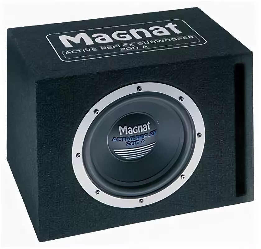 Автомобильный сабвуфер Magnat Active Reflex 200 a. Сабвуфер Magnat Active 200. Magnat 200 a сабвуфер. Magnat Active Reflex 200a.