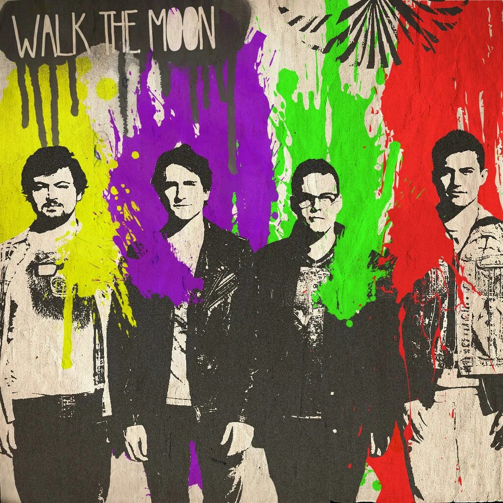 Shut up and walk. Группа walk the Moon. Моон группа. Anyway группа. Walk the Moon обложка группы.