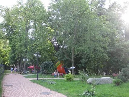 Янтарный поселок парк