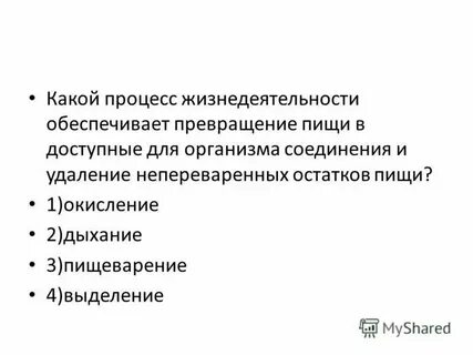 Какие процессы обеспечивают жизнь