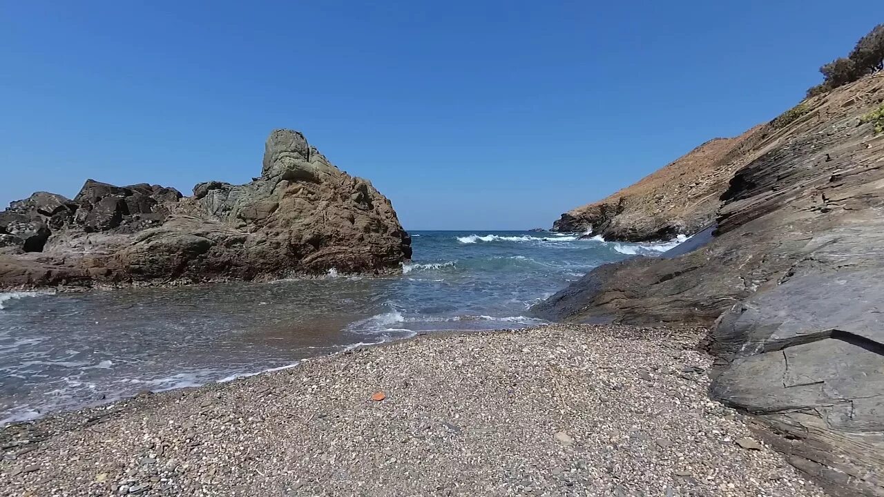 Бесплатное видео дикого пляжа