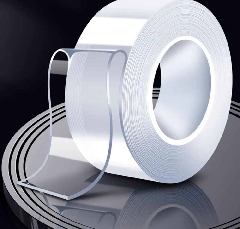 Купить прозрачную ленту. Nano Tape клейкая лента. 1m/2m/3/5m Nano Tape Double Sided Tape transparent NOTRACE Reusable Waterproof Adhesive Tape cleanable Home gekkotape. Клейкая прозрачная нано-лента. Нано лента клейкая лента.