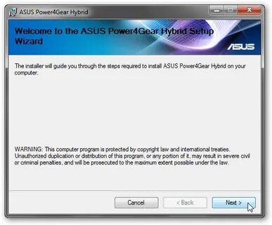 Установка драйверов asus