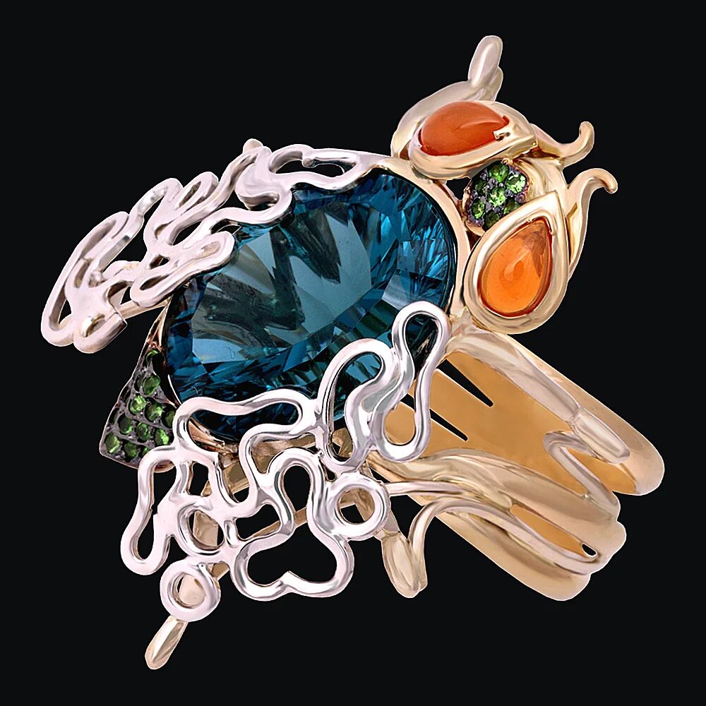 кольцо мушки