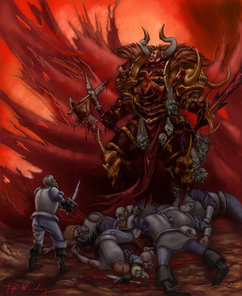 берсерки кхорна вархаммер фэнтези. вархаммер кхорн. вархаммер 40000 берсерки кхорна арт. вархаммер кхорн. кхорн вархаммер 40000.