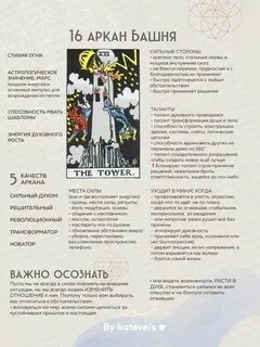 Сочетание аркана башня