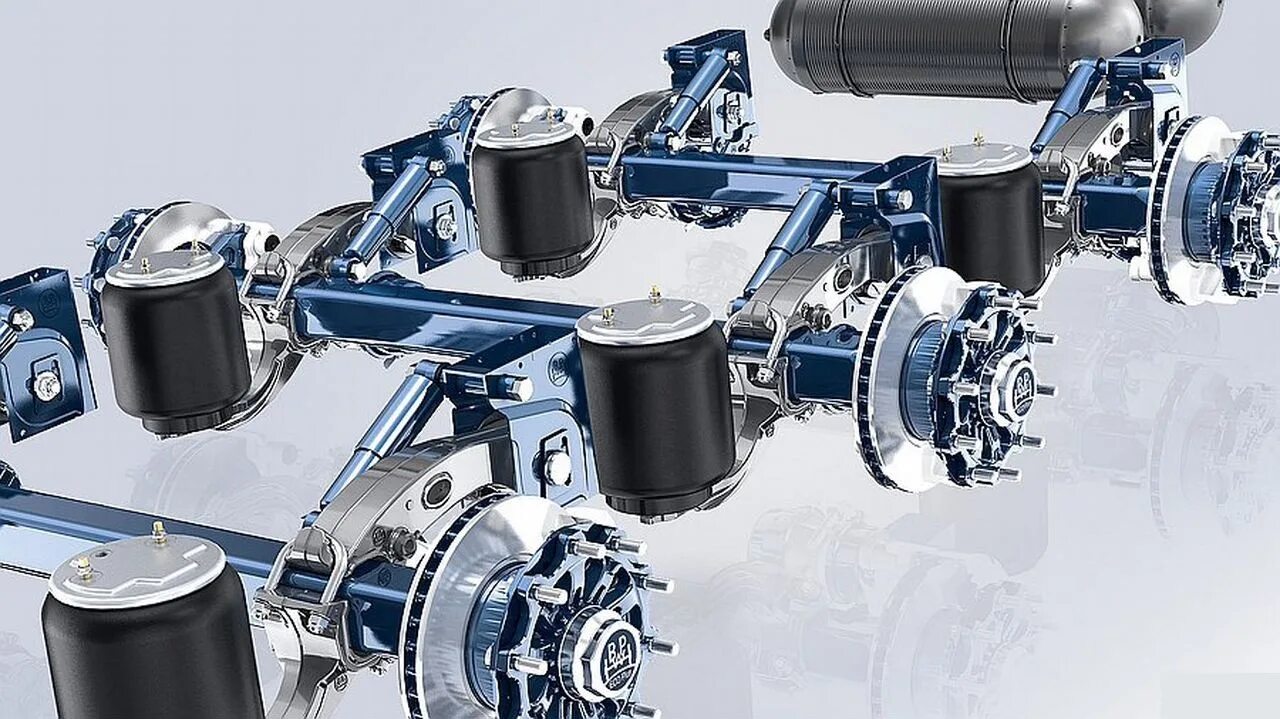 Детали грузового автомобиля. Тормозная система BPW. Тормозная система оси BPW. Пневмо тормозная система грузовика. Ось полуприцепа BPW.