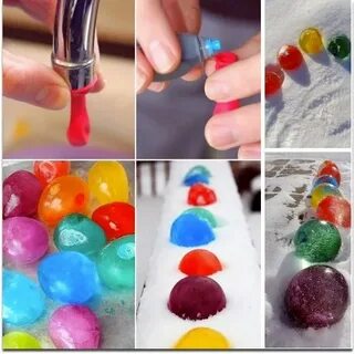 Как сделать цветные шары