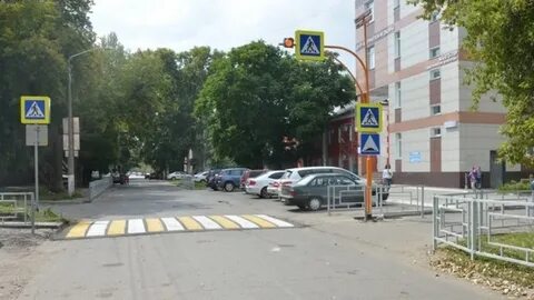 Пешеходные переходы школы