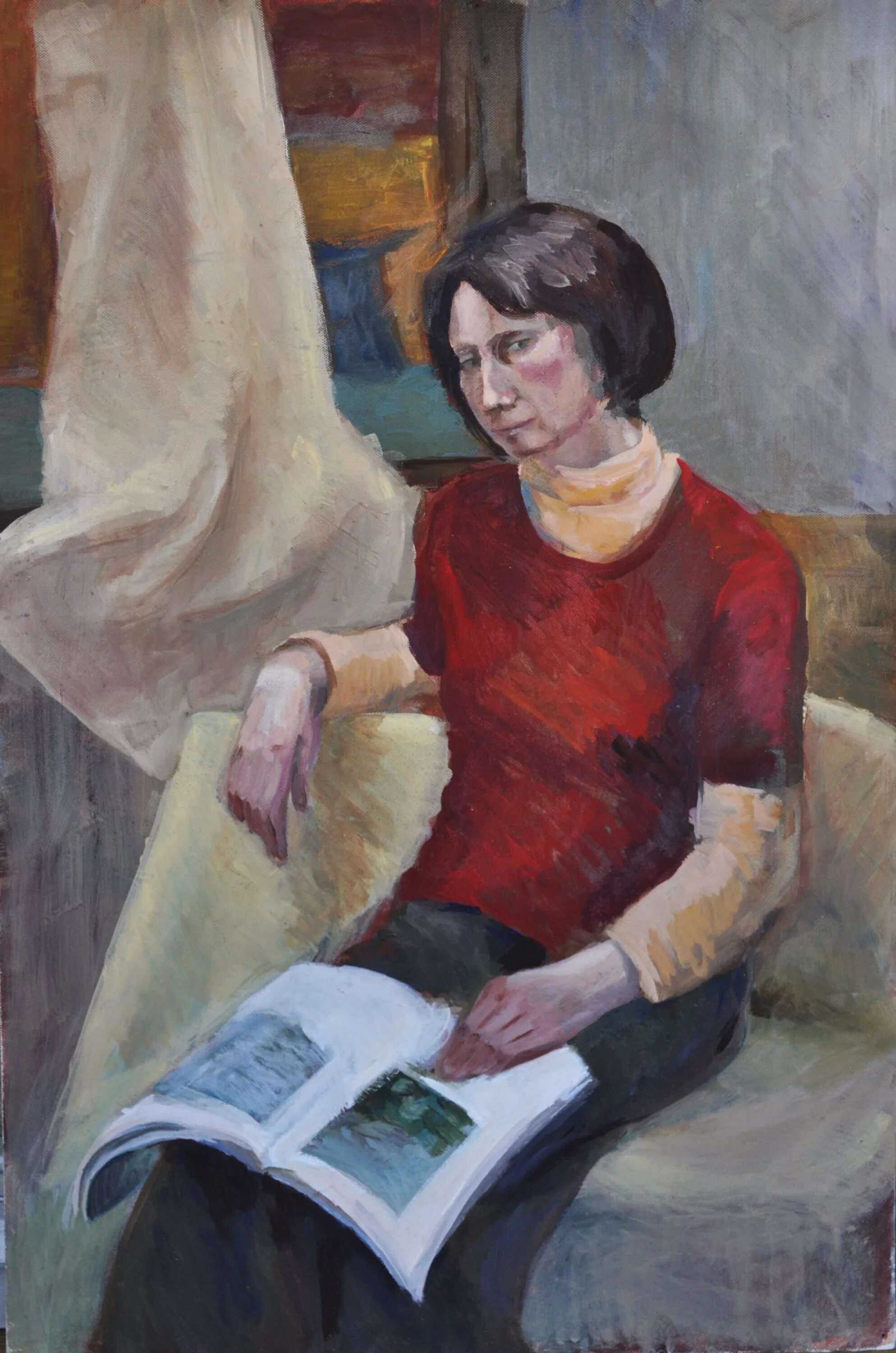 1950-е. натурщики академии репина. пожилые натурщицы. шкилева татьяна эдуардовна художник. портрет натурщицы.