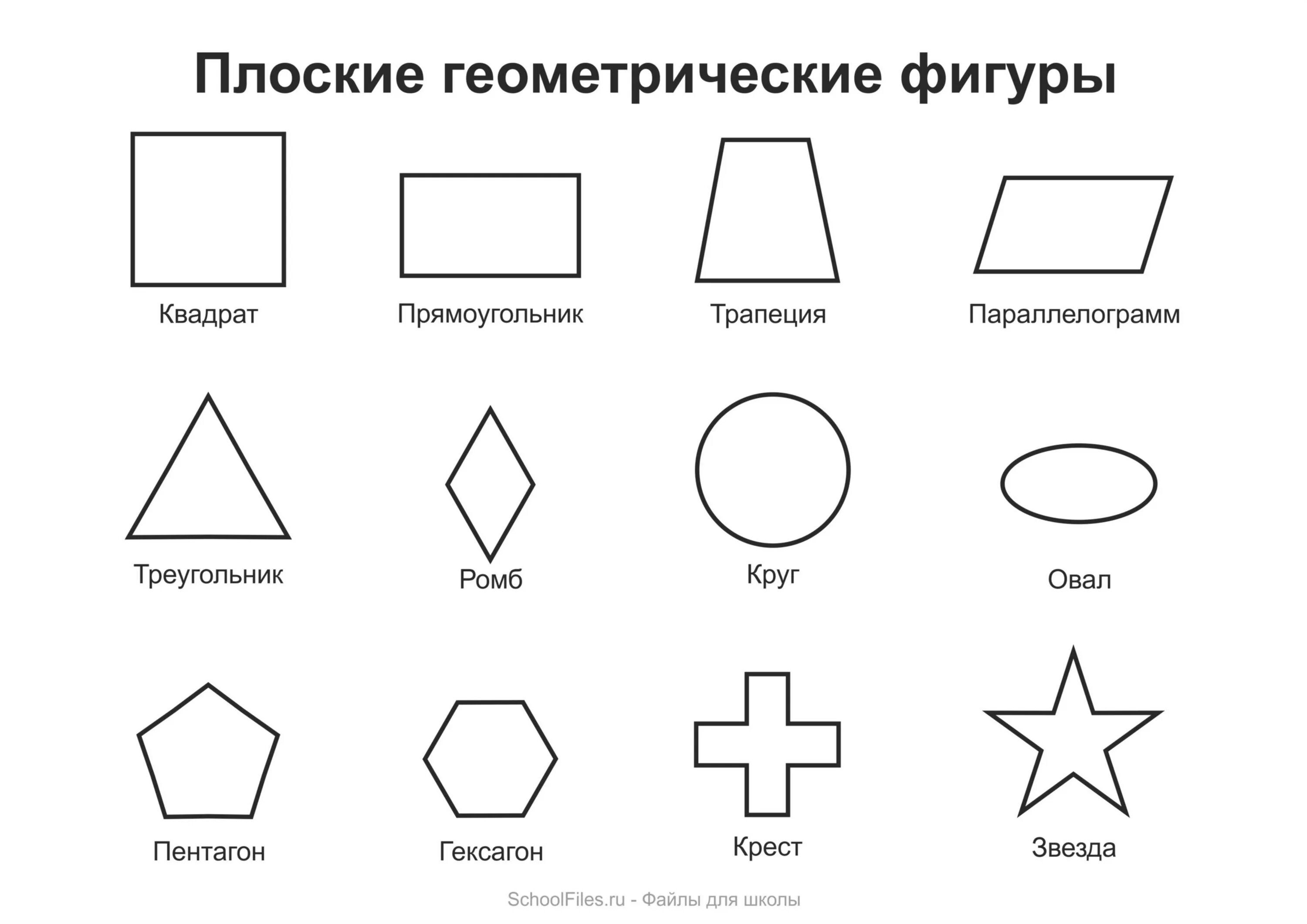 Сложная плоская фигура