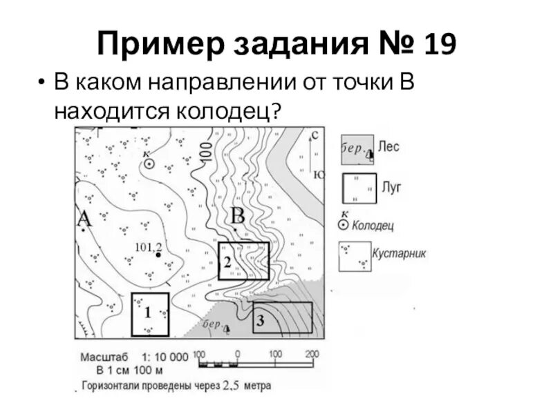 Определите направление от вашей точки до колодца. В каком направлении от точки а находится колодец. определите в каком направлении от точки а находится колодец. определите по карте в каком направлении от точки а находится колодец. определите по карте в каком направлении от точки b находится колодец.