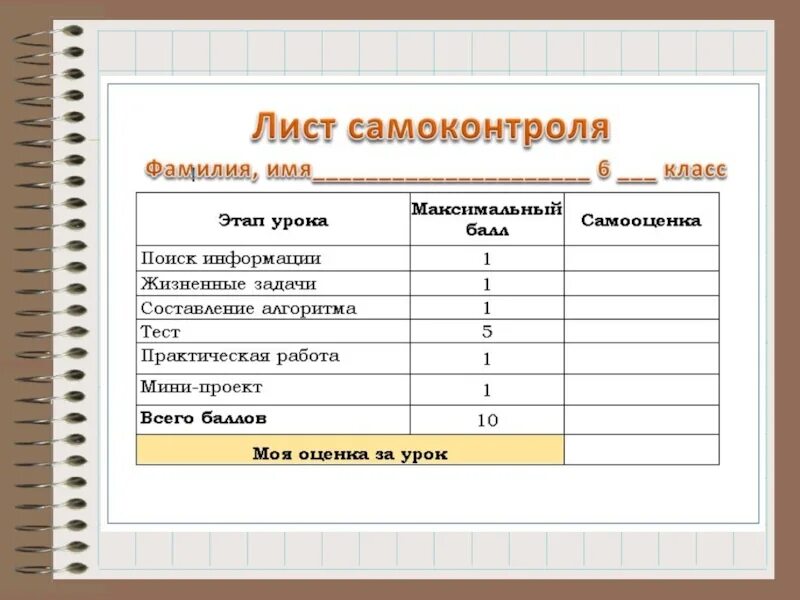 Маршрутные листы 5 класс. Лист оценки урока. Лист оценивания на уроке. Лист самоконтроля. Оценка урока.