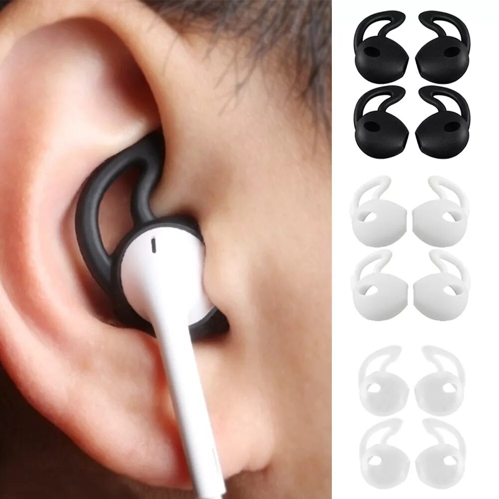 Телефон ухо купить. Apple AIRPODS 2 С держателем на уши. Ear Hook для наушников для Xiaomi. Айрподс 3 ушки держатель. ТВС наушники аирпод 2.