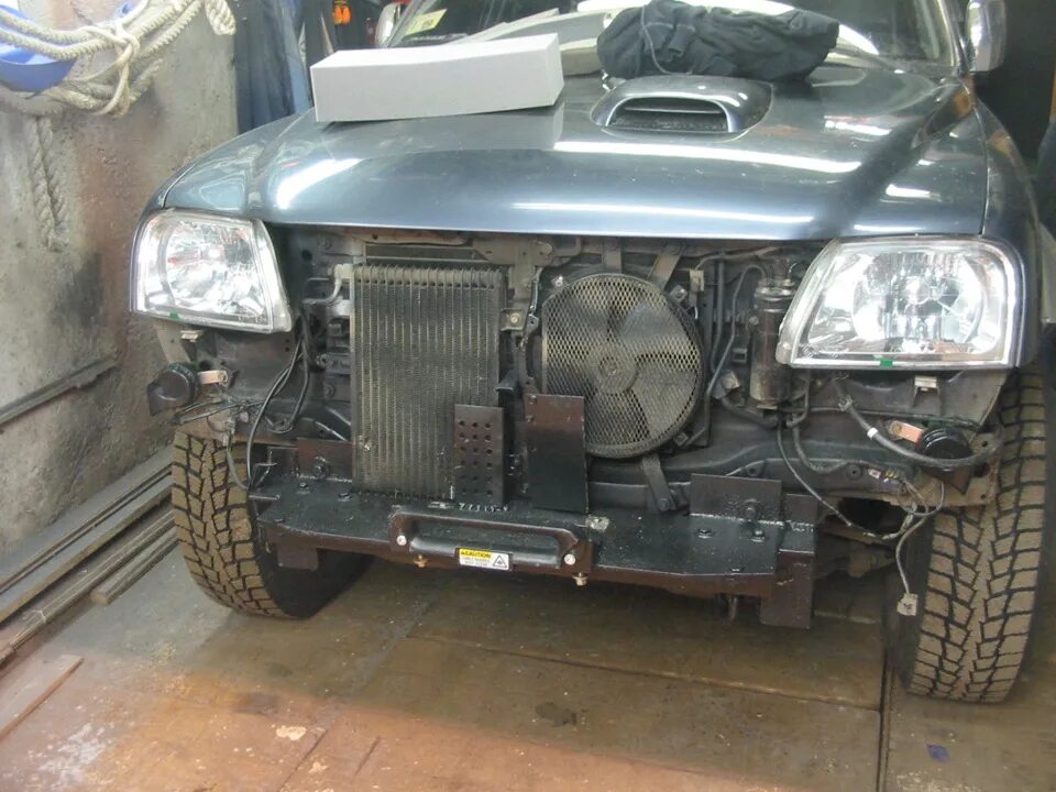 Как снять бампер л200 Защита переднего бампера Mitsubishi L200 (5G), 2,4 л, 2016 года аксессуары DRI
