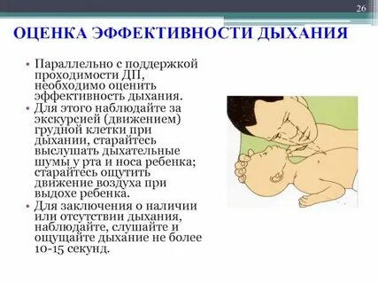 Оценка состояния ребенка алгоритм