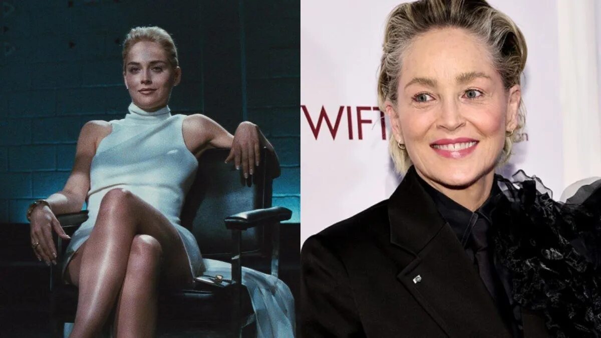 Шерон стоун кадр из основного Resultado de imagen para basic instinct costume Basic instinct, Basic instinct m