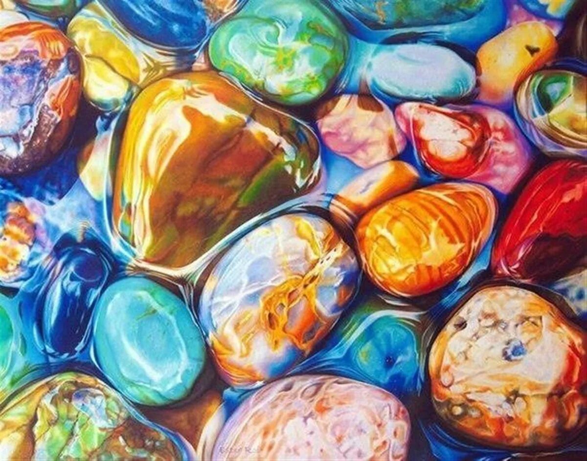 Цветные ресурсы. Морские камни живопись Эстер Рой. Разноцветные камни. Разноцветные камешки. Разноцветная галька.