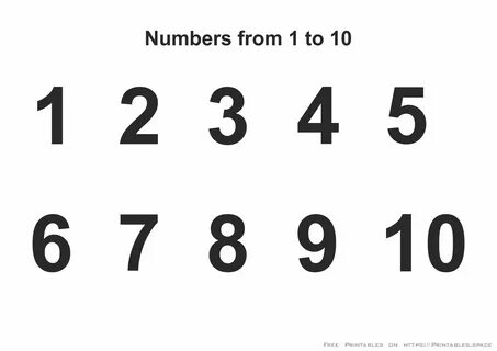 Number one 10