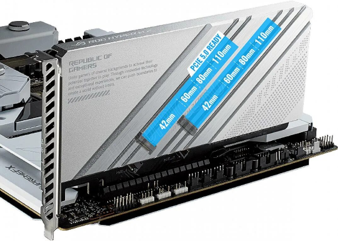 Rog hyper m 2 card. Адаптер rog hyper m.2. rog hiper m.2 card. z690 formula manual. z690 vision.