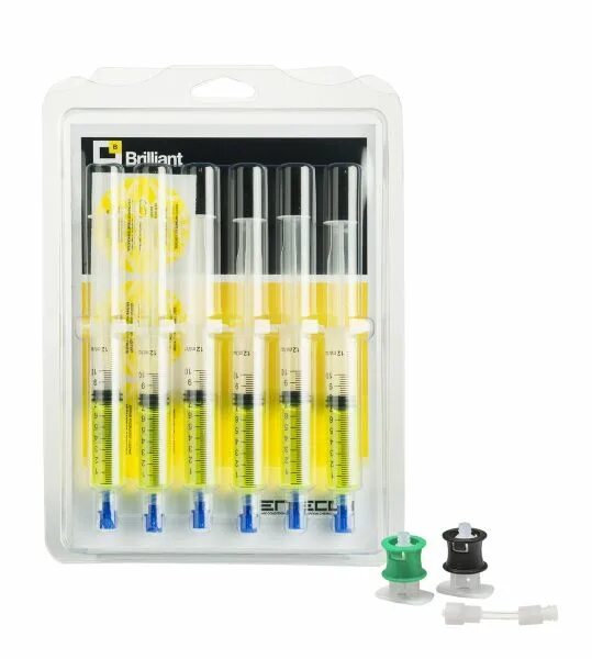 Brilliant 6. Uv-краситель errecom brilliant 6 картриджей по 7,5 мл с адаптером для r134a. uv- детектор (6*7,5мл.) (tr1058.a6.01.p1). uv-краситель brilliant 6 картриджей по 7,5 мл с адаптером для r134а (tr1058.a6.j7.p1). errecom brilliant шприц.