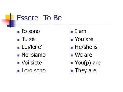 Sono io