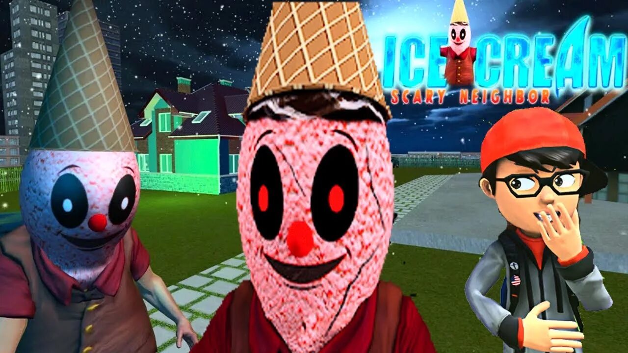 Scary scream. Скери айс. Scary Ice Scream. Hello Ice Scream Scary Neighbor. Cafe Scary Ice Scream.