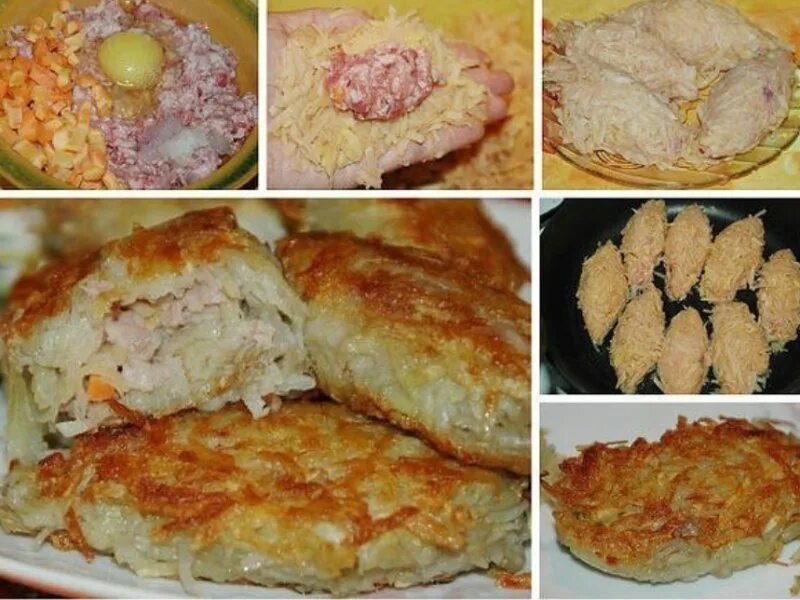 Можно ли в фарш добавить картофель. Зразы с картошкой и фаршем. картофельные зразы с мясным фаршем. зразы картофельные с фаршем в духовке. зразы из фарша и картошки.