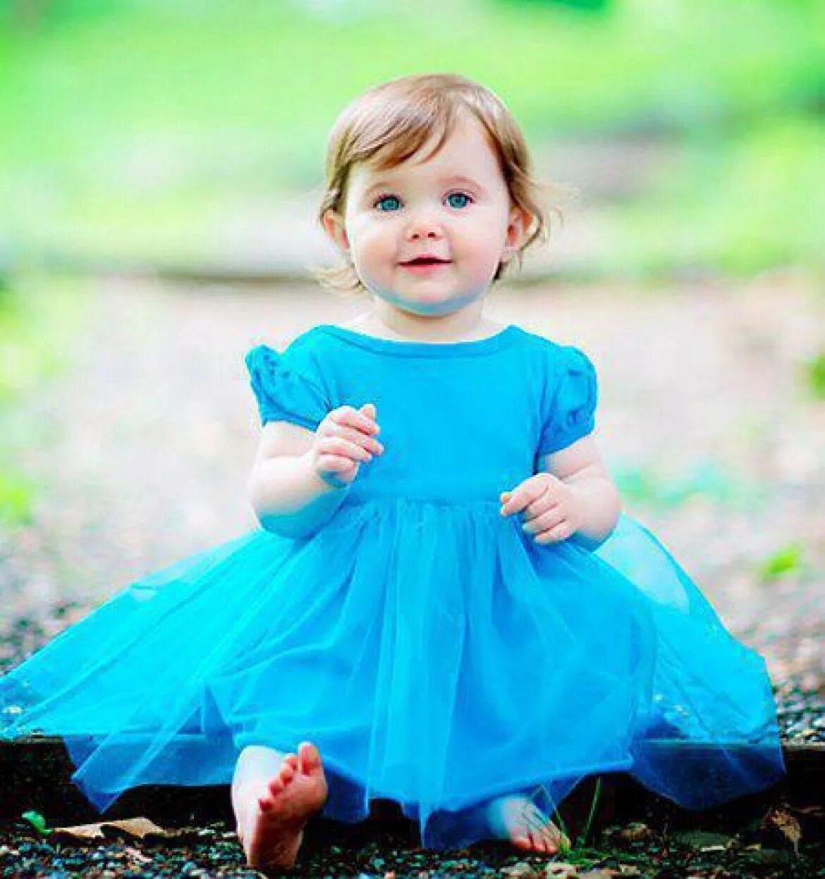 Платье на 4 месяца. Frock. Тоддлер бэби. Baby in Blue.