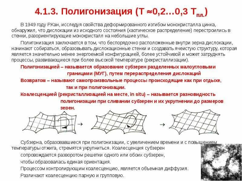 Структура и свойства деформированных металлов. Структура и свойства деформированных металлов