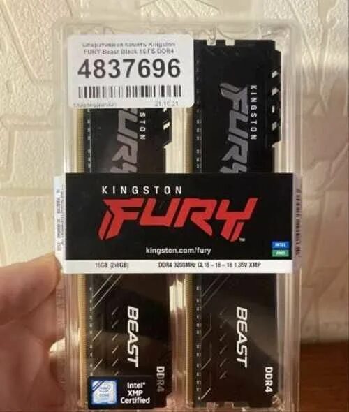 Kingston fury beast kf432c16bbk2 16. Kf432c16bbk216.