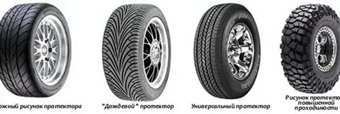 Разный протектор на задней оси