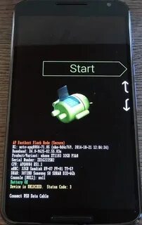 Андроид на экране fastboot