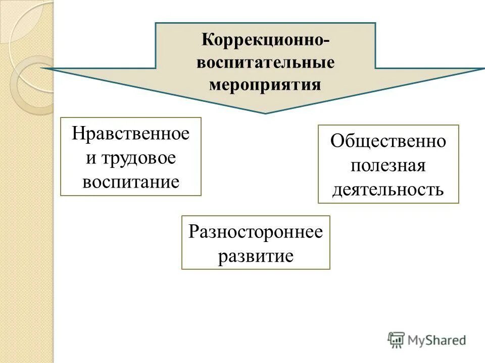 система коррекционно воспитательной работы