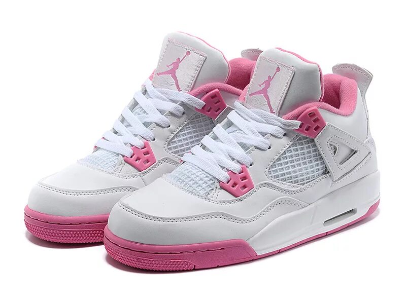 Nike Air Jordan 4 Pink. Nike Air Jordan 4. Nike Air Jordan 4 бело розовые. Кроссовки 4 года