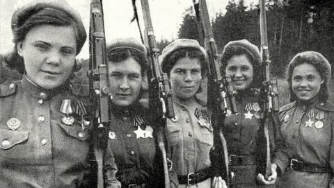 Роль женщин в защите отечества