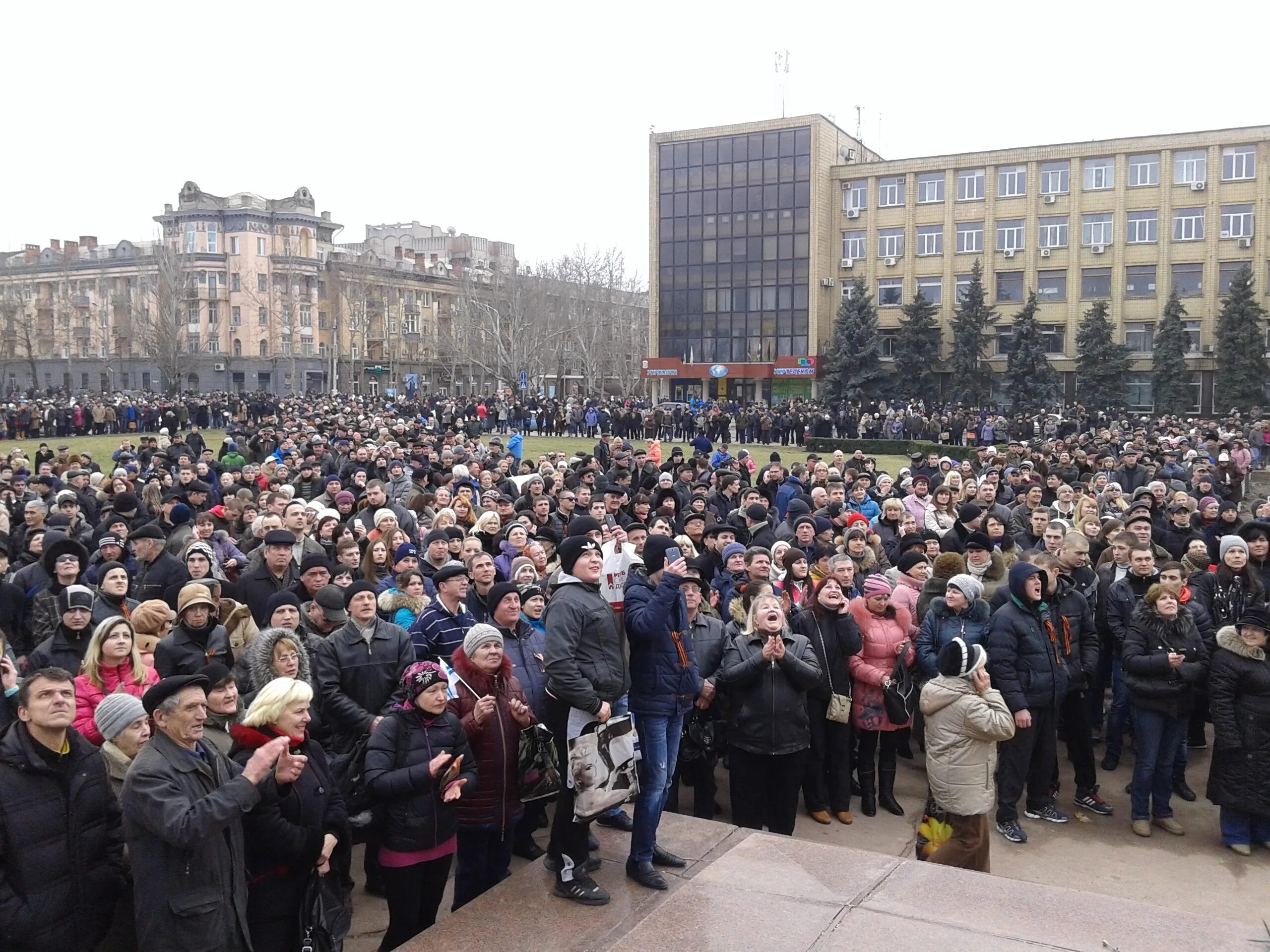 Украинские новости 1 1. Протесты в Харькове 2014.