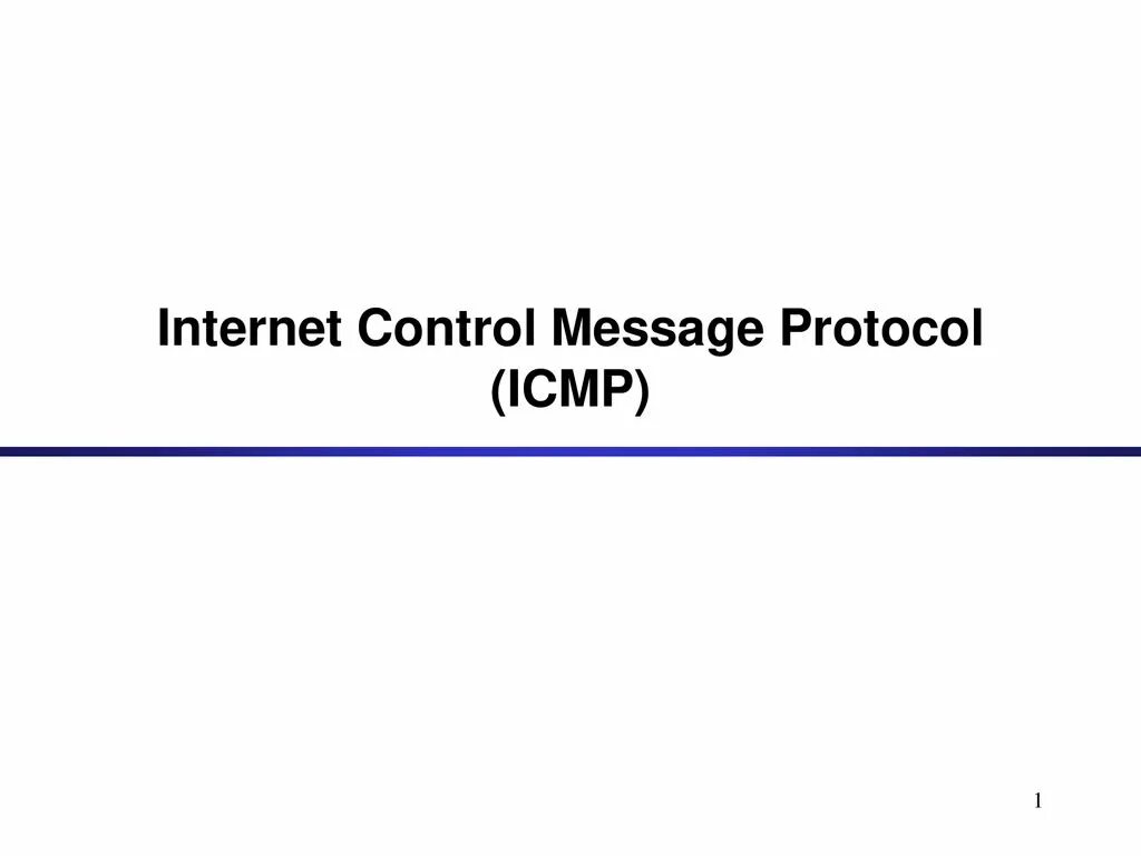 Control messages. Internet message. Internet Control. ICMP.