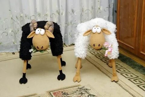 Овцы из ткани