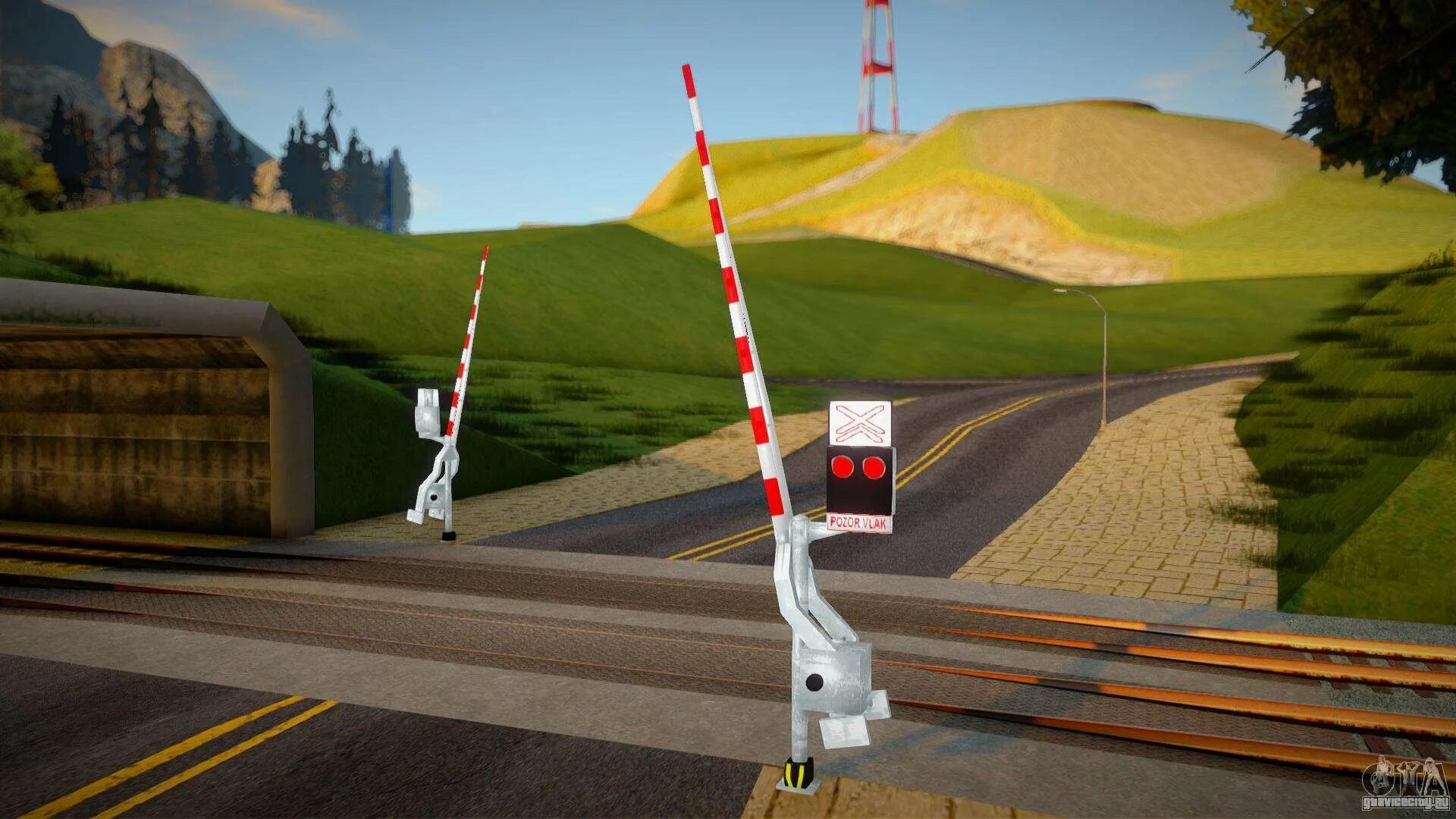 Cross mod. Railroad crossing. railroad crossing раскраски. gta sa railway map. object mod gta san andreas.