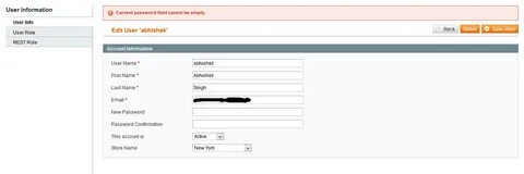 Empty password