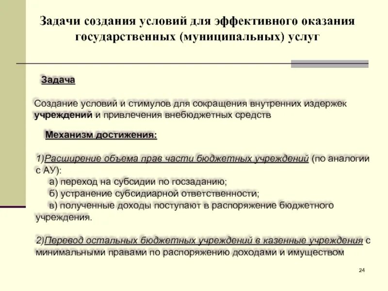 Государственное задание создается. Государственное задание создается